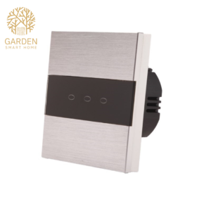 Pametni prekidač, aluminijumski panel - 3 tastera