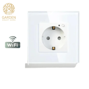 Pametna utičnica, ugradna – aluminijumski panel