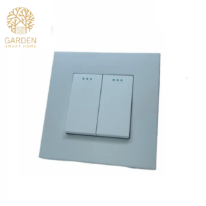 Prekidač mehanički, 2 tastera, pvc mat panel