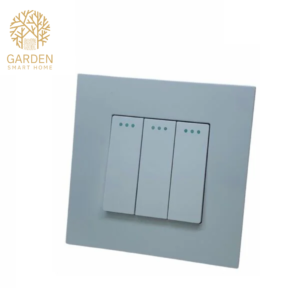 Prekidač mehanički, 3 tastera, pvc mat panel